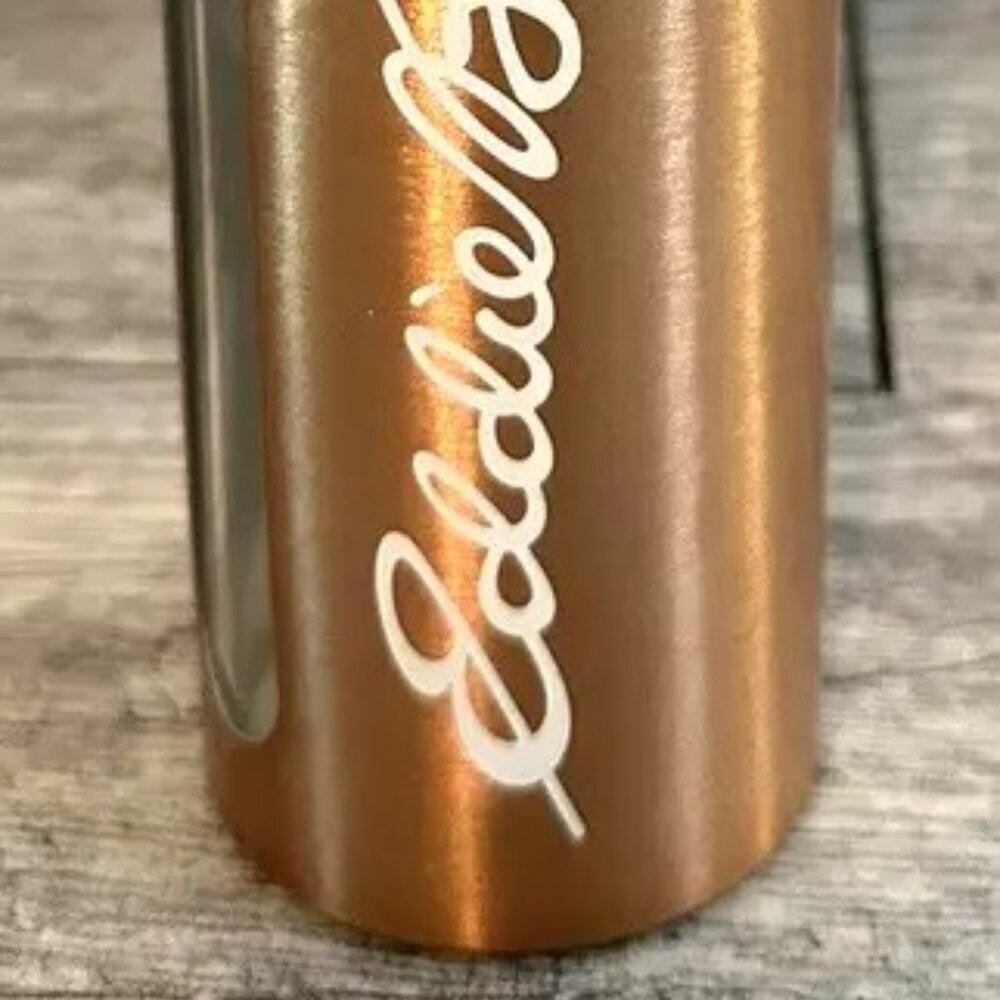 EDDIE BAUER GLASS THERMOS WATER BOTTLE EUC